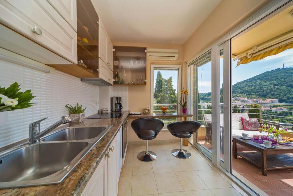 Blue Dream - Stylish Apt With Stunning Sea View Dubrovník Exteriér fotografie